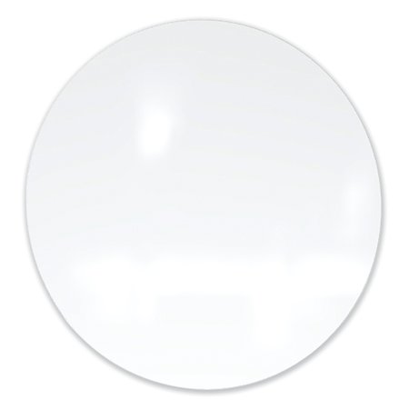 GHENT Coda Low Profile Circular Magnetic Glassboard, 24 Diameter, White Surface CDAGM24WH